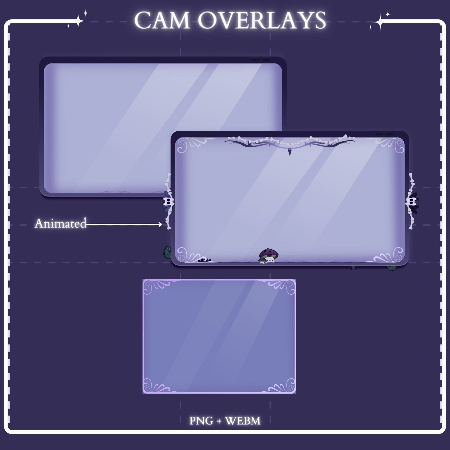 ANIMATED Twitch Stream Package Overlay, Magic stream overlay, Dark magical overlay, Halloween Spooky, Vivid Gothic Black Cat, Spooky Book product image (6)