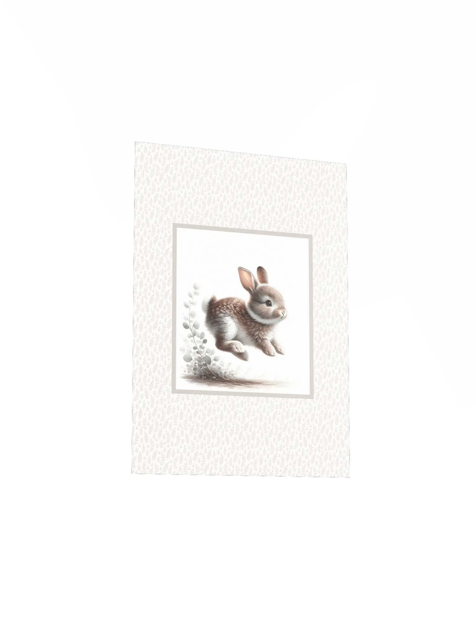 Woodland Bunny with the Zoomies, Nursery Print product image (25)
