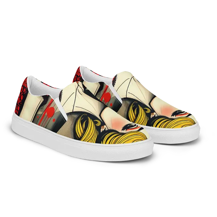 femme fatale women's canvas Slip-On shoes product image (2)