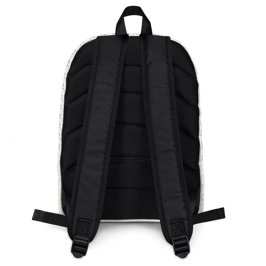 Seal Pattern Print Backpack with Edge Wordmark product image (6)