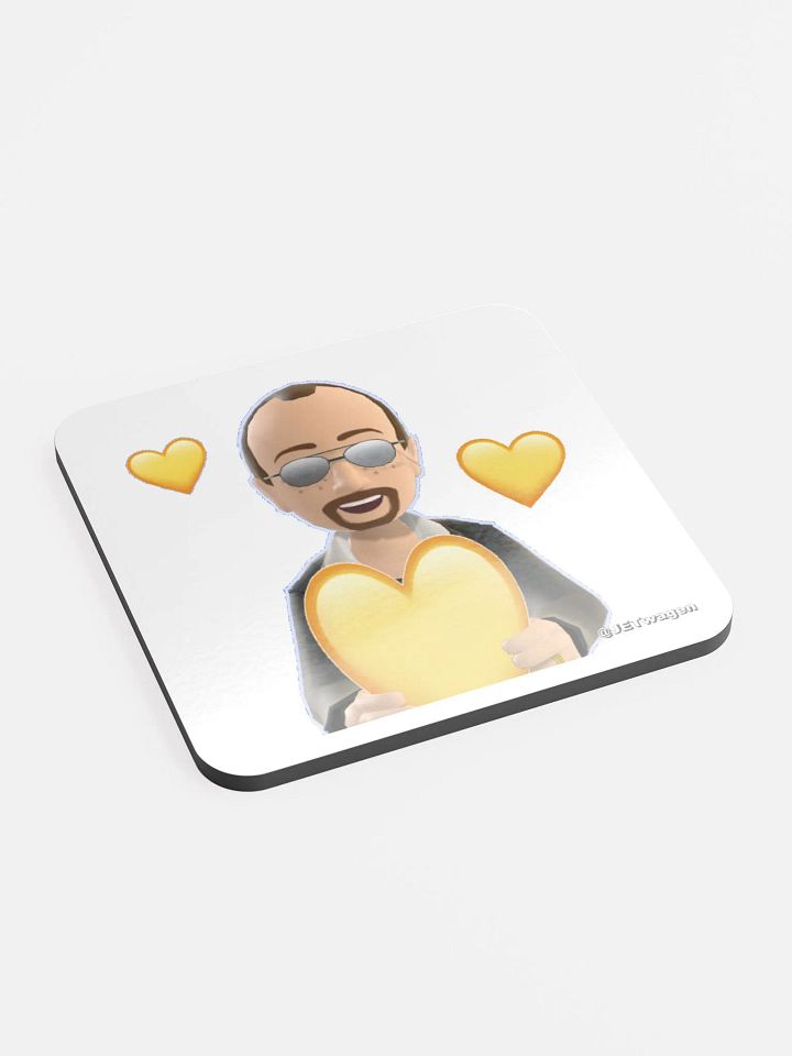 Hearts Emote - Coaster product image (2)