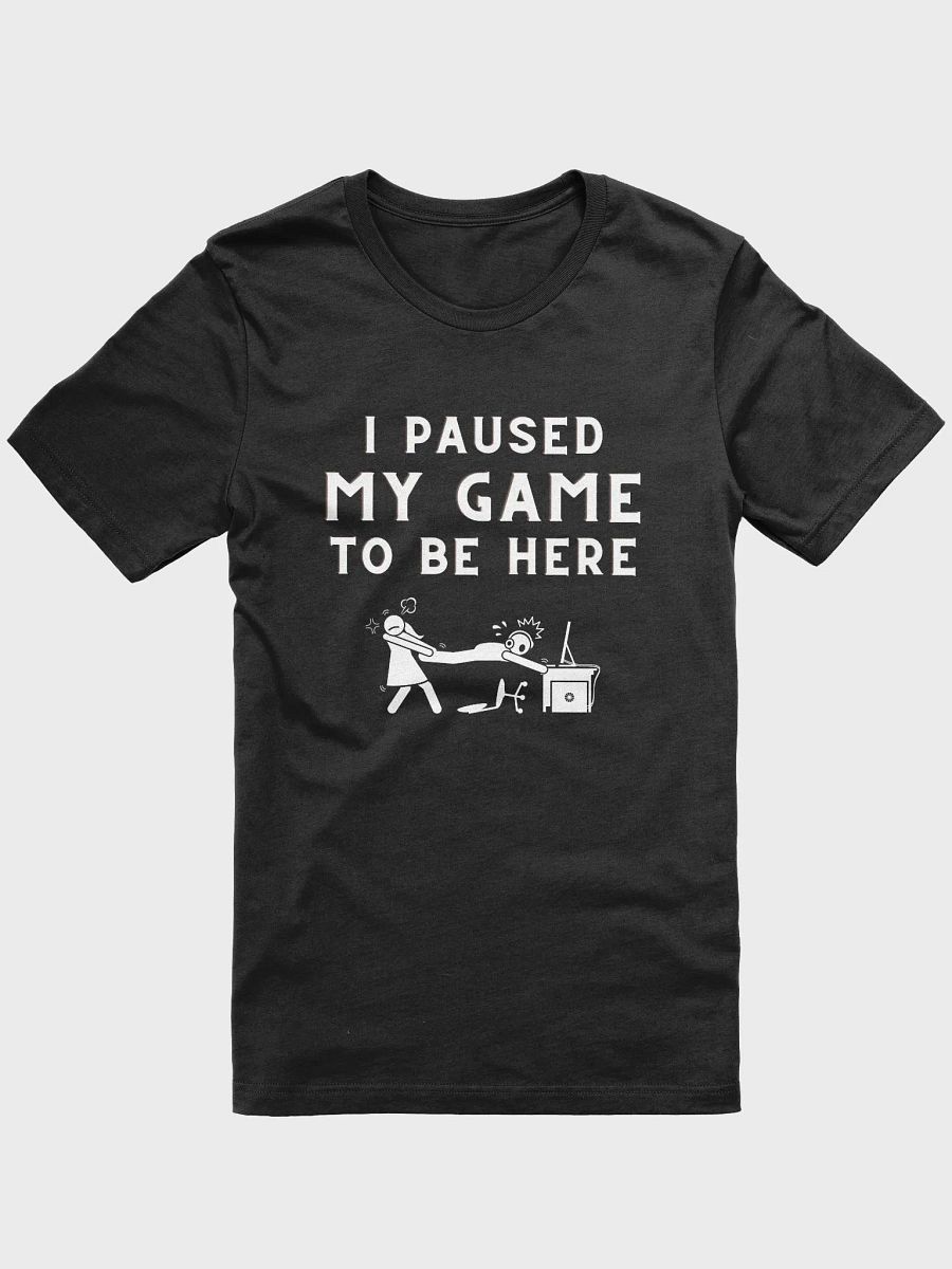 I Paused My Game Supersoft Tee product image (1)