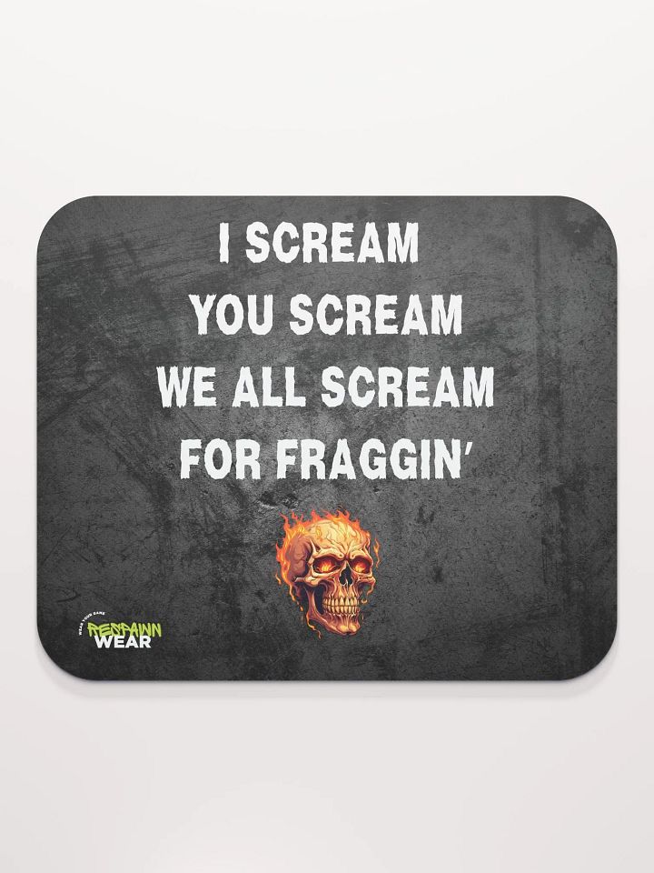 Flaming Skull Classic Mouse Pad product image (2)