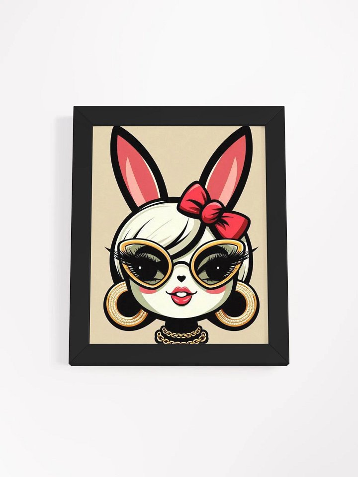 Rabbit Chic Framed Poster product image (1)