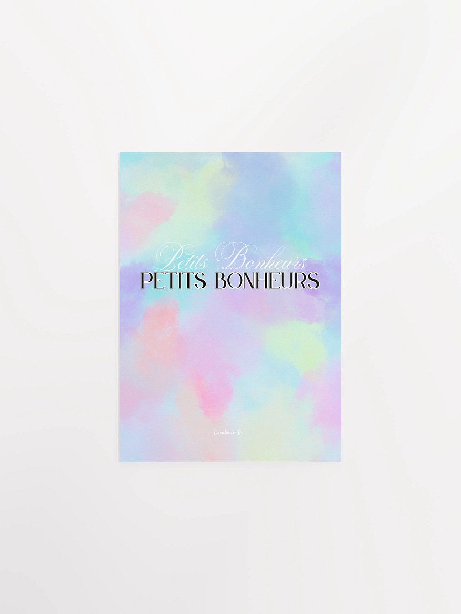 Poster Pastel Nuances de Lumière - Petits bonheurs - Cadeau Inspirant product image (2)