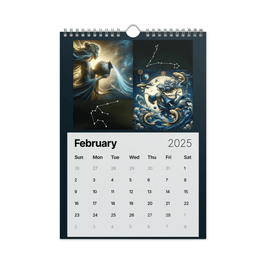 2025 Zodiac Calendar: A Celestial Fantasy Journey product image (3)