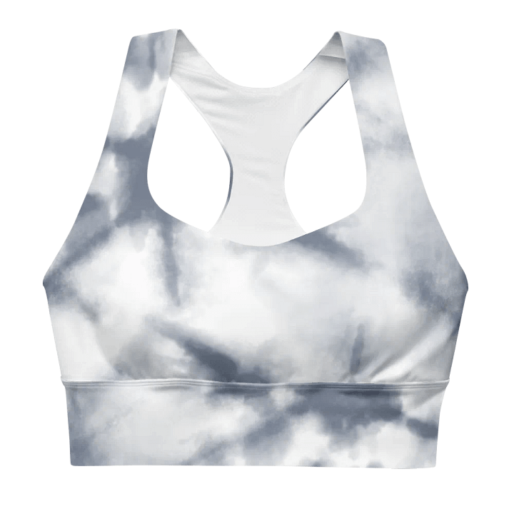 Night Sky burst Serenity Longline Sports Bra product image (1)