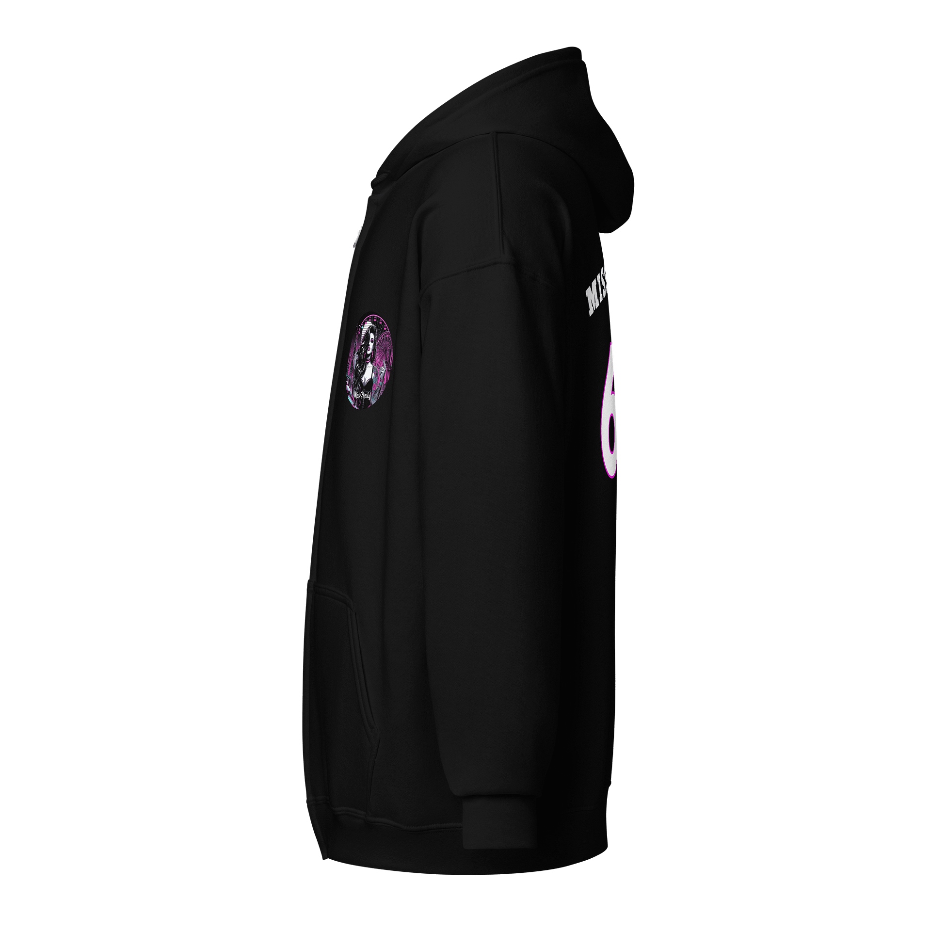 Bold & Mysterious/Miss Shorty 69 Zip Hoodie product image (7)