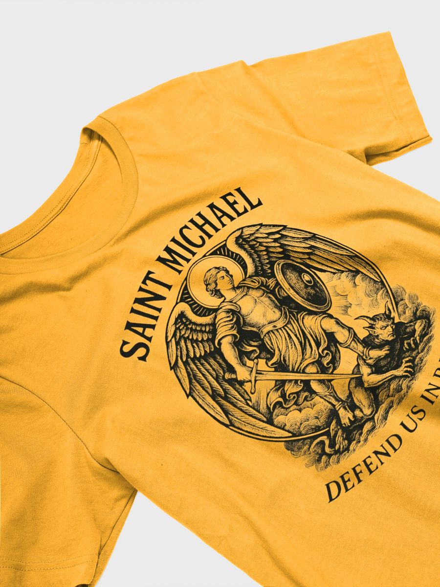 St Michael Defend Us In Battle T-shirt product image (27)