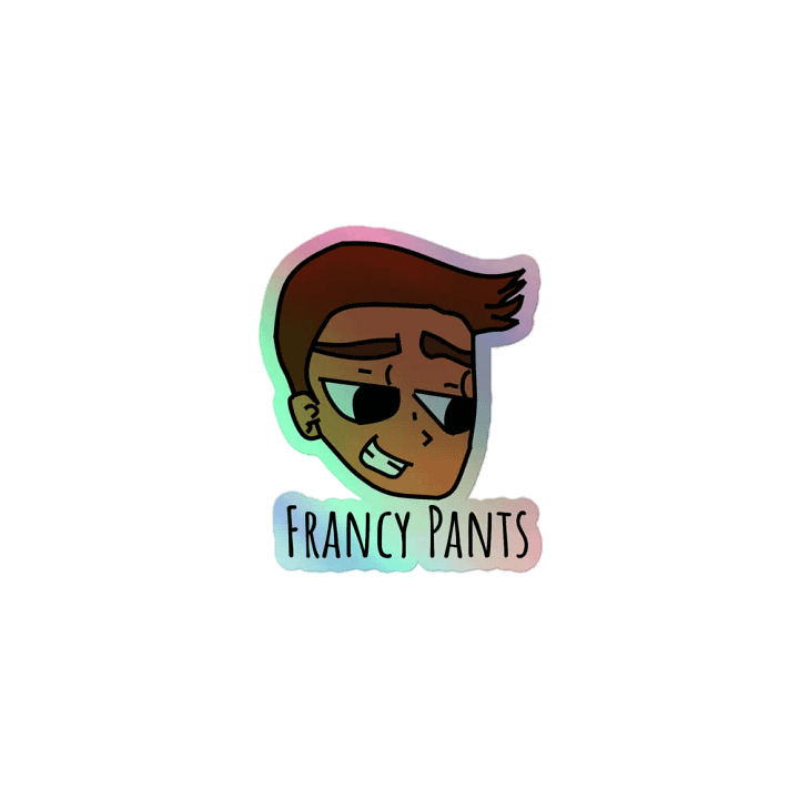 Holographic FrancyPants with Text product image (1)