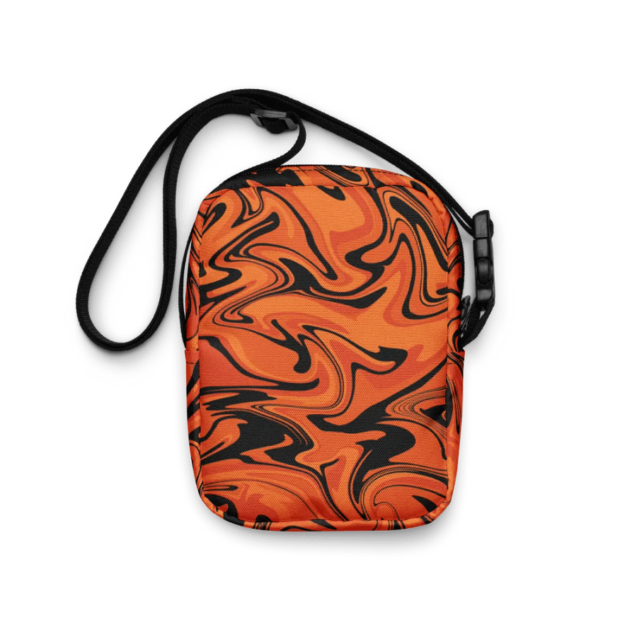 Orange Swirl Utility Crossbody Bag product image (4)