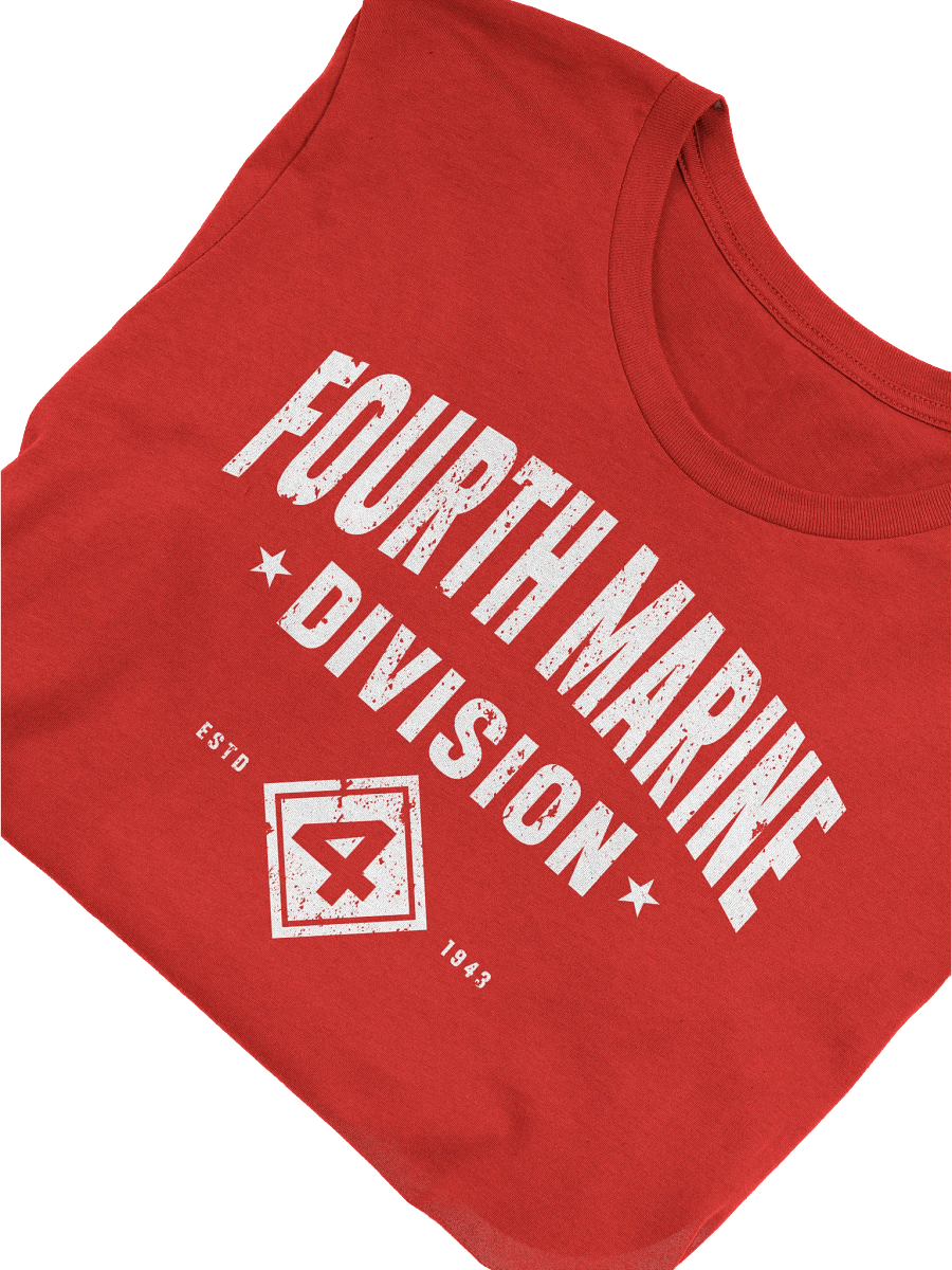 4th Marine Division - Fighting Fourth "Distressed" T-Shirt product image (29)