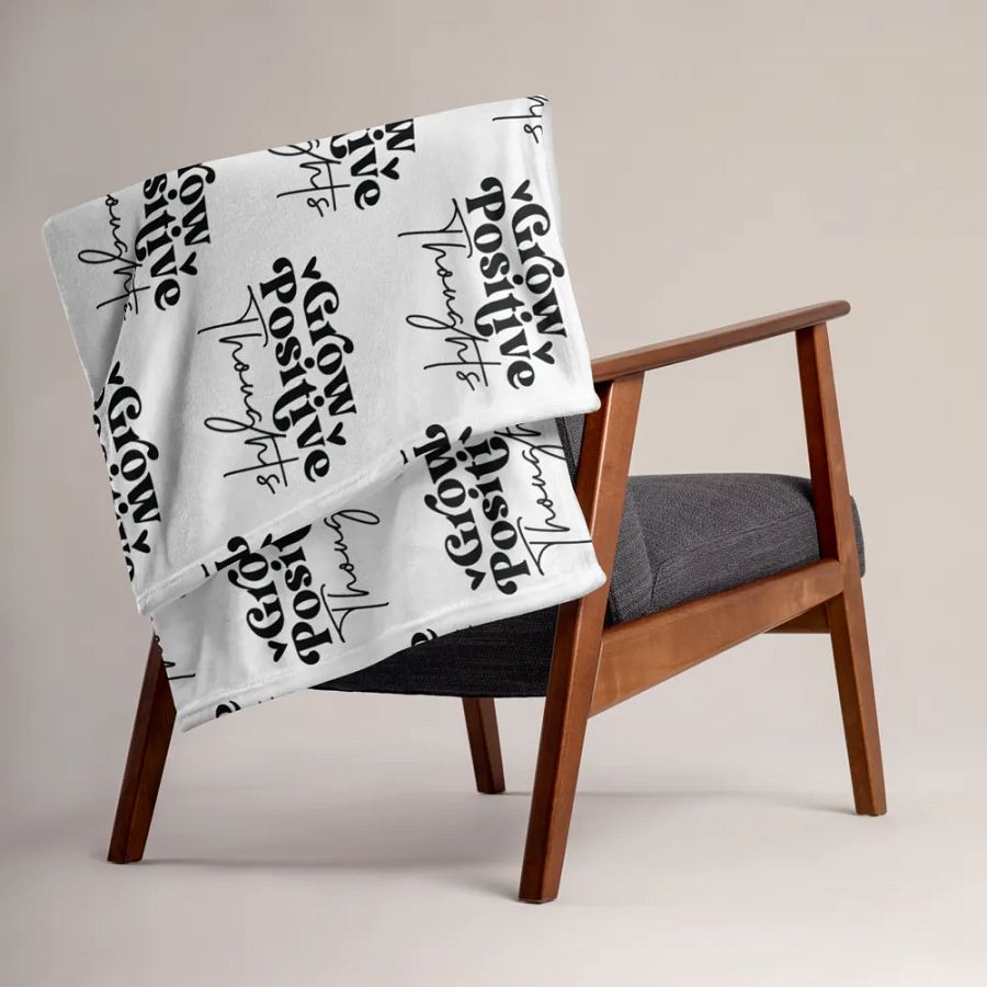 Grow Positive Thoughts Blanket product image (3)