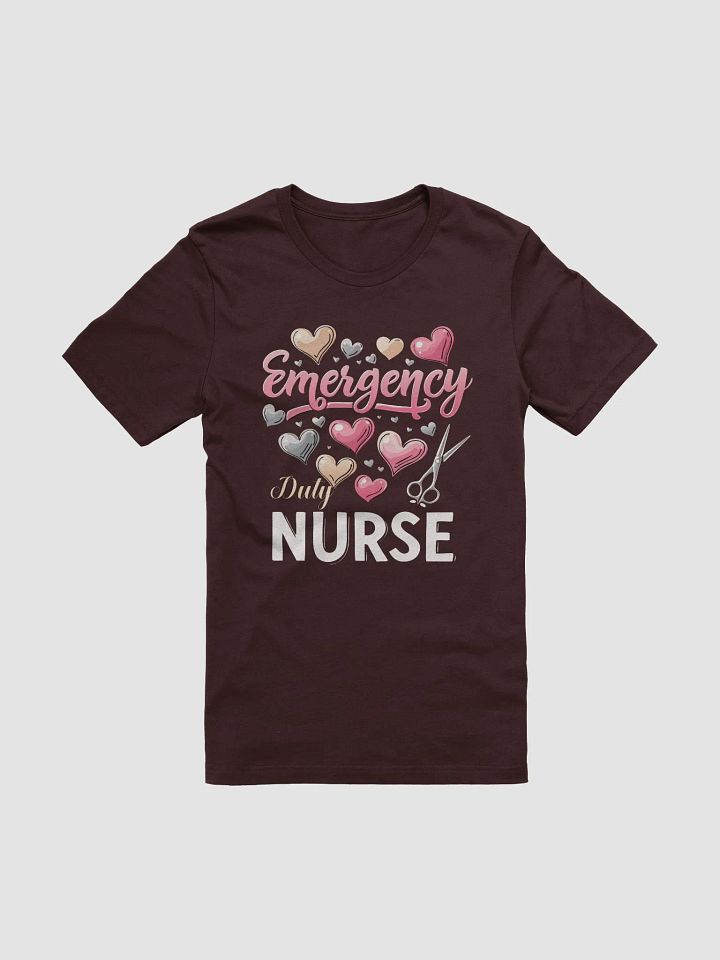 Valentines Emergency Duty Nurse T-Shirt product image (1)
