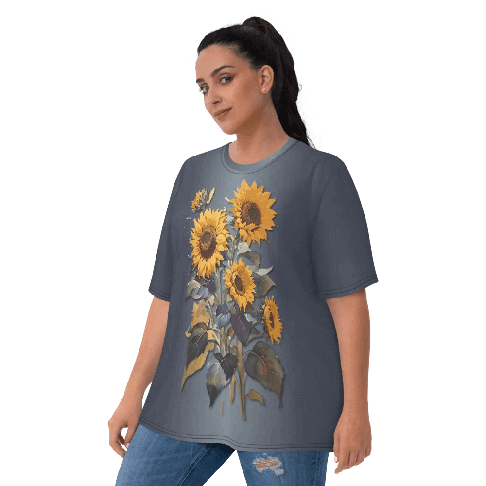 Floral Themed All Over Print T-shirt product image (3)