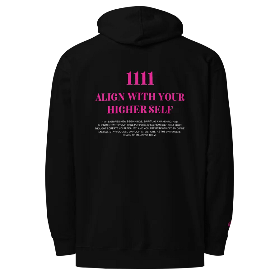 1111 Align with Your Higher Self Unisex Hoodie – Manifest Your True Purpose product image (7)