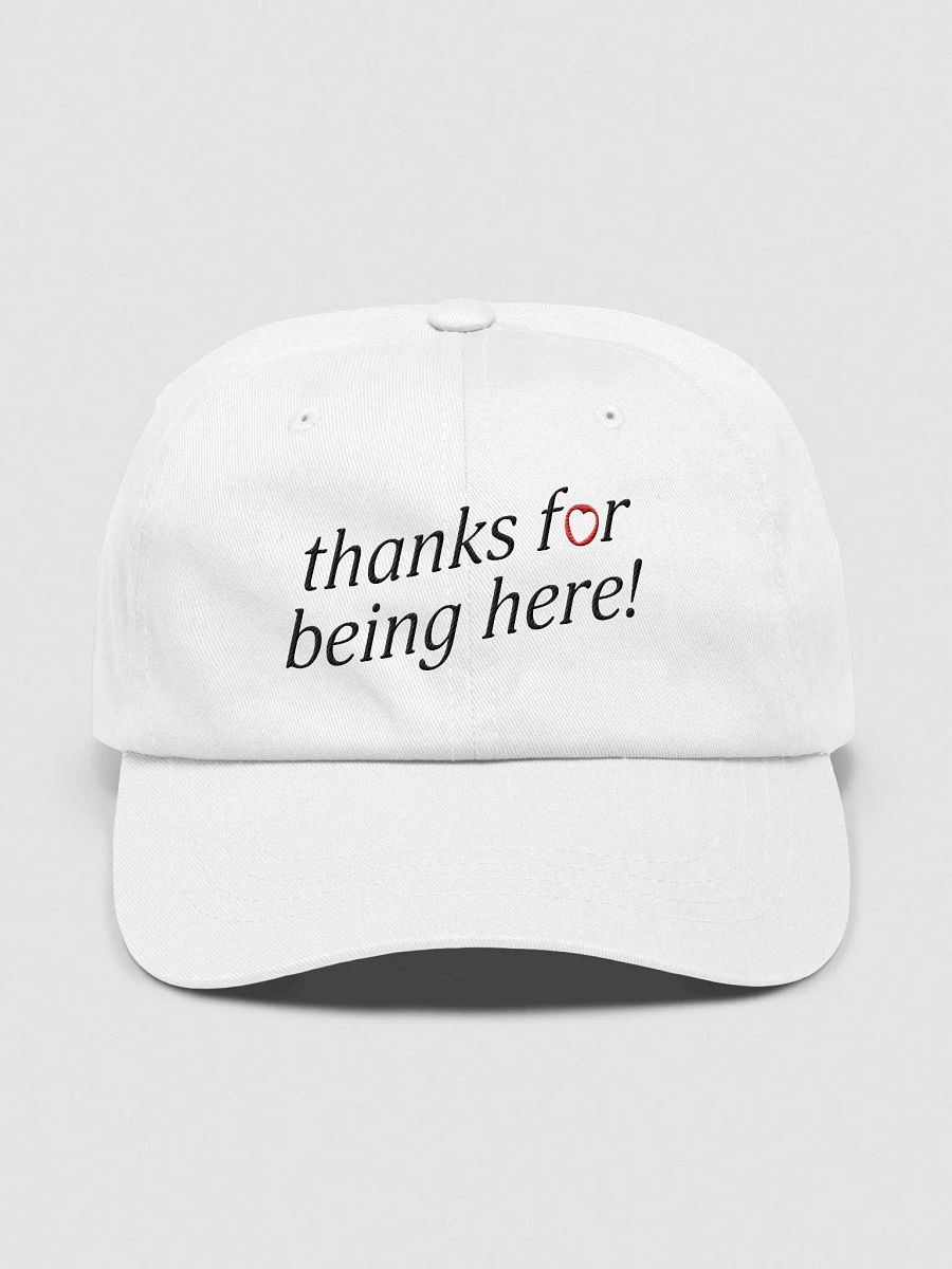 thanks for being here! Hat (Red) product image (2)