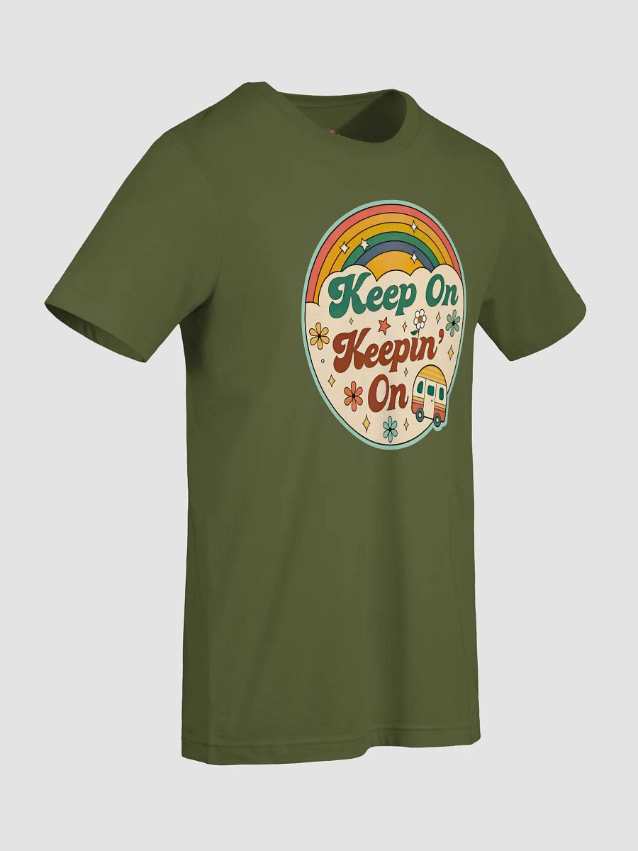 Retro Rainbow 'Keep On Keepin' On' T-Shirt product image (5)