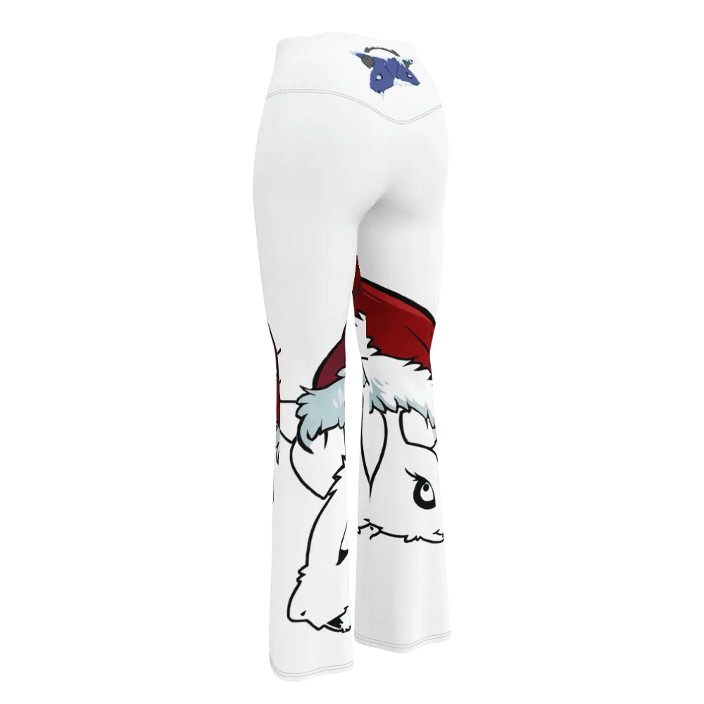 Santa Rabbits All-Over Flare Leggings product image (7)
