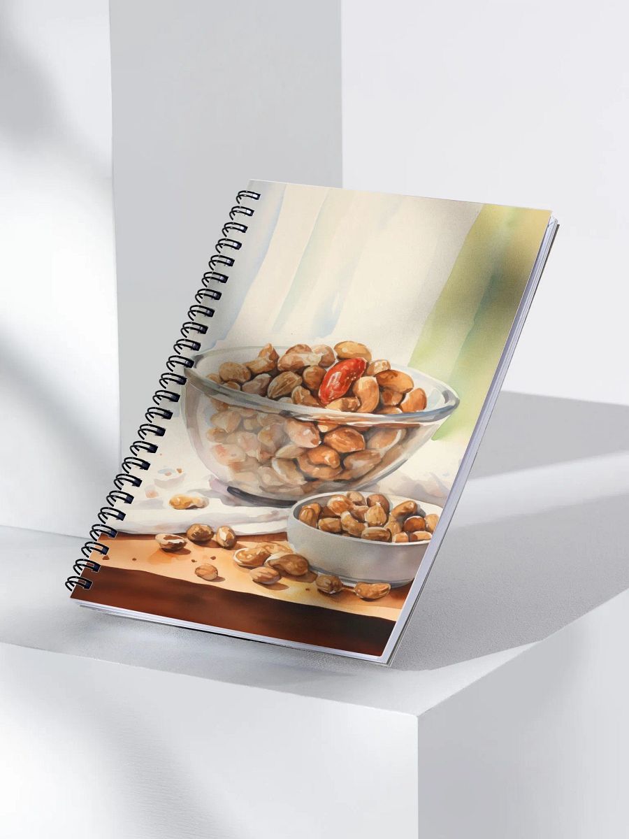 Nuts in Bowls Spiral Notebook product image (3)