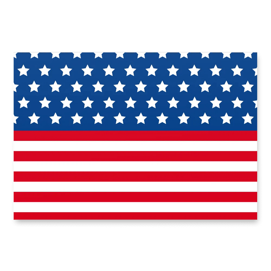 Exclusive Patriotic United States Flag Wrapping Paper Set (3 Sheets) - Gift Wrap product image (3)