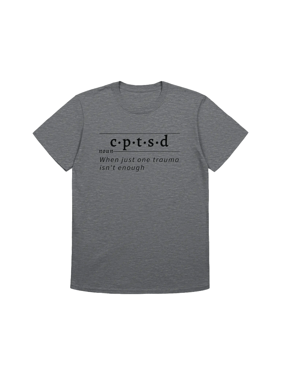 CPTSD Definition Unisex Tee blk v1 product image (1)