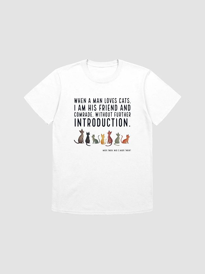 Cat Lover Twain T-Shirt product image (1)