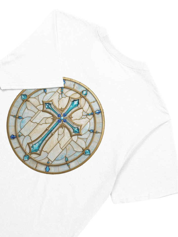 Divine Cross Stained Glass T-Shirt product image (2)