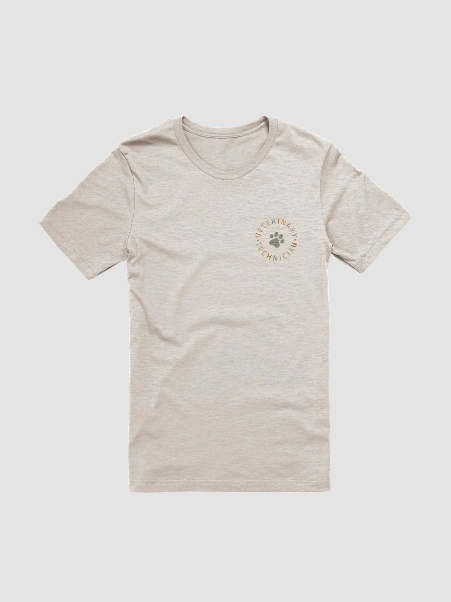 "Veterinary technician - pastel colors" t-shirt (Light background) product image (1)