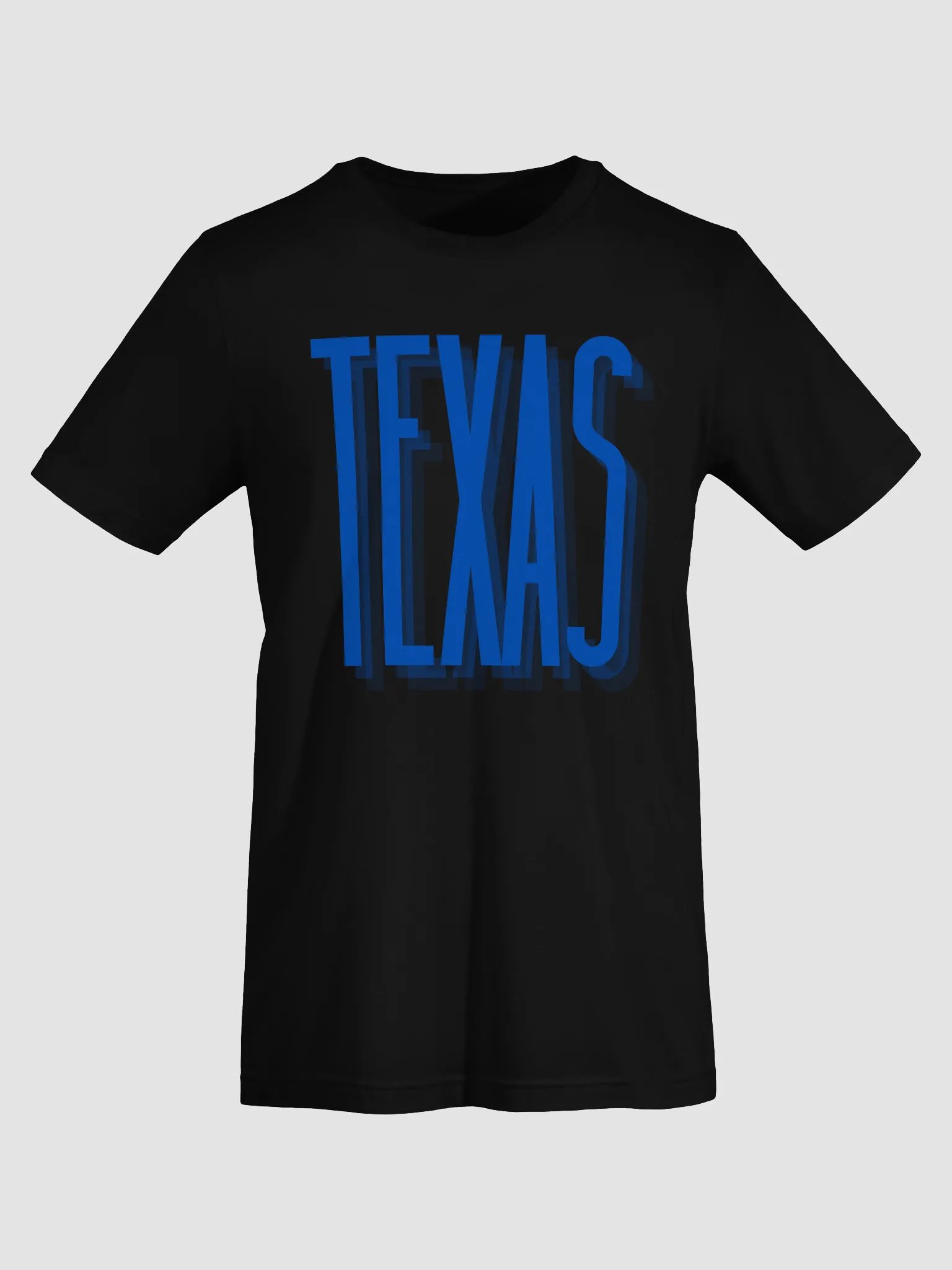 🔵 Modern Texas Typography T-Shirt | Bella+Canvas Unisex Tee | Blue Sansterdam Font Design product image (46)