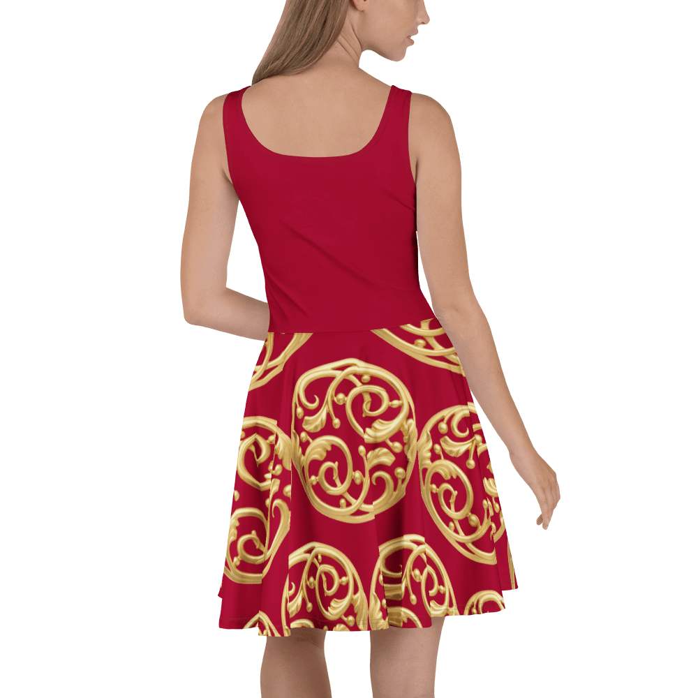 Ravishing Red All-Over Skater Dress product image (4)