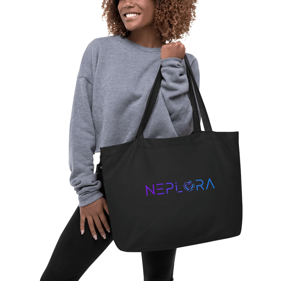Neplora Organic Canvas Statement Tote product image (2)