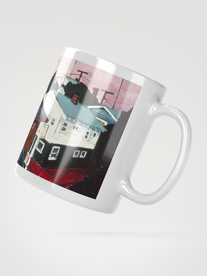 Leaning into Night (1983) on White Glossy Mug product image (2)