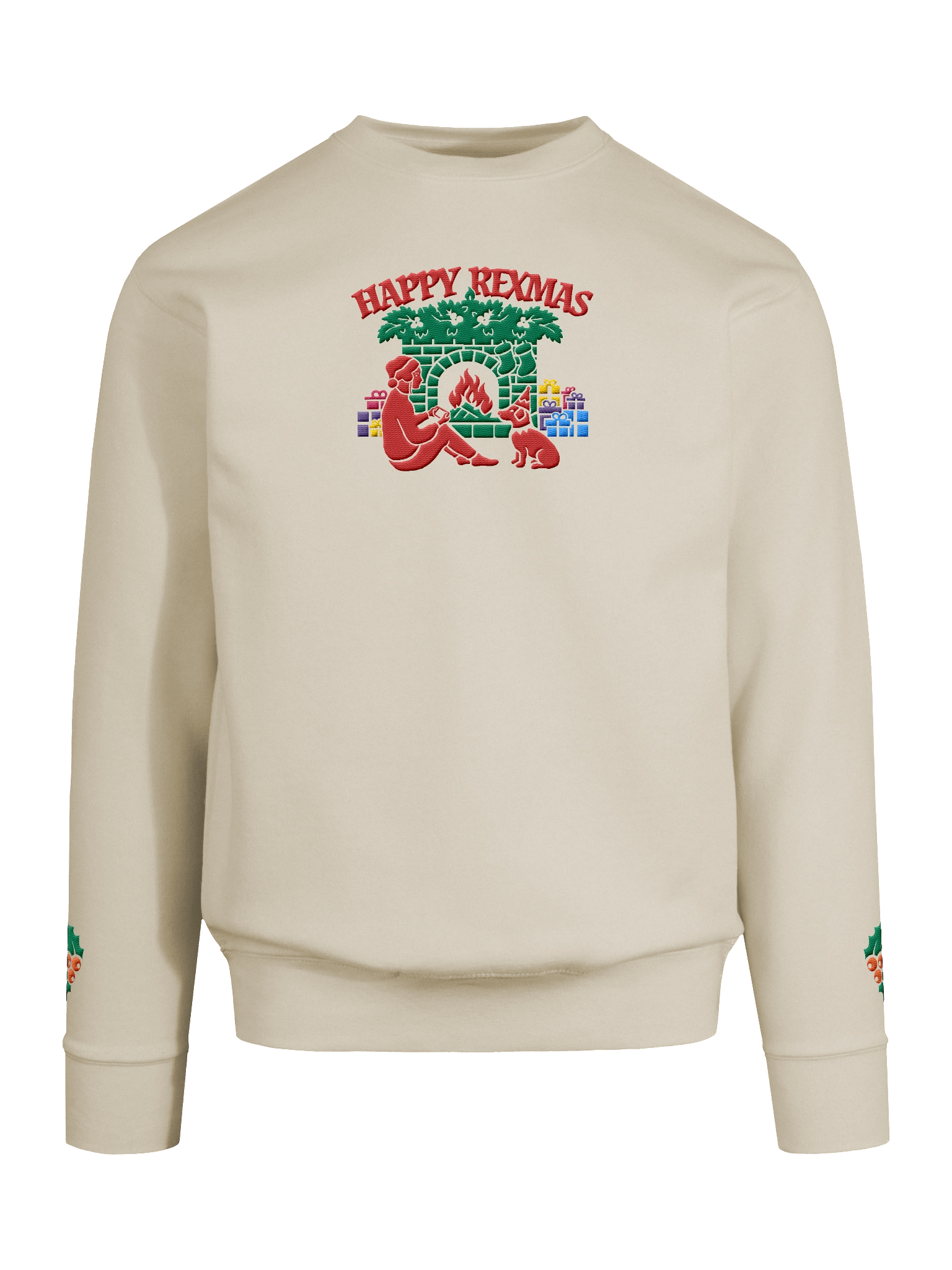Happy ReXmas - Embroidered Christmas Jumper product image (9)