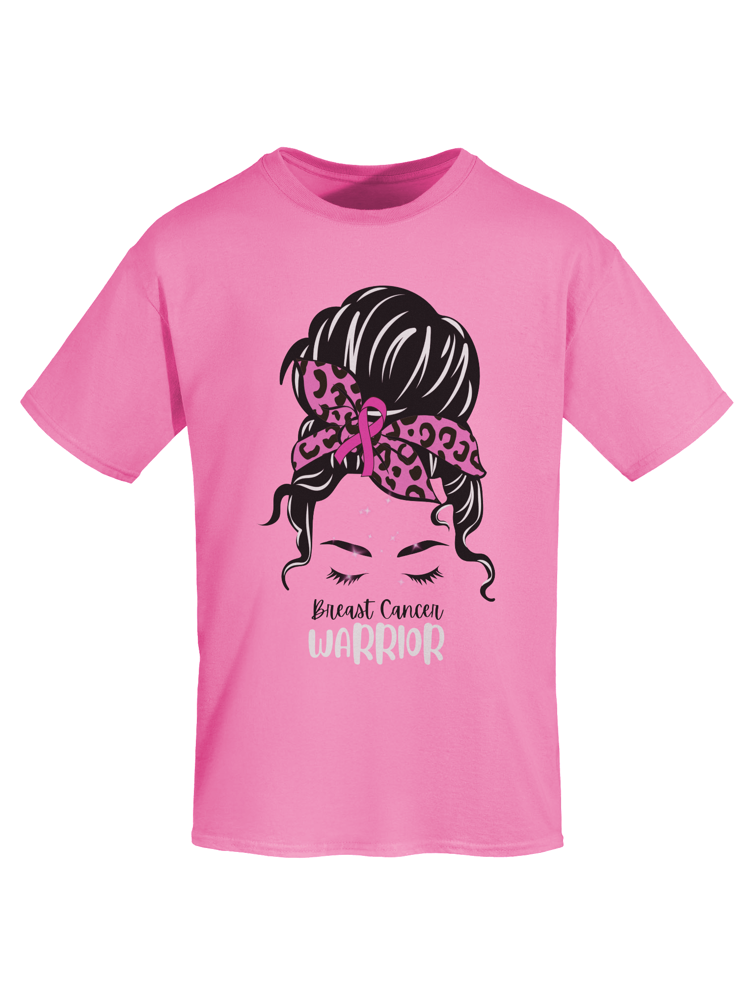 Breast Cancer Warrior T-Shirt – Pink Ribbon Awareness Tee for Strong Women product image (2)