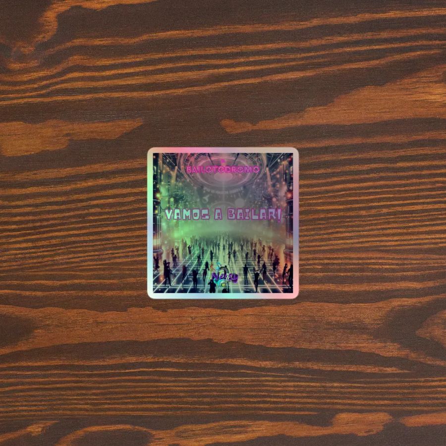 Sticker holográfico Vamos a Bailar product image (5)