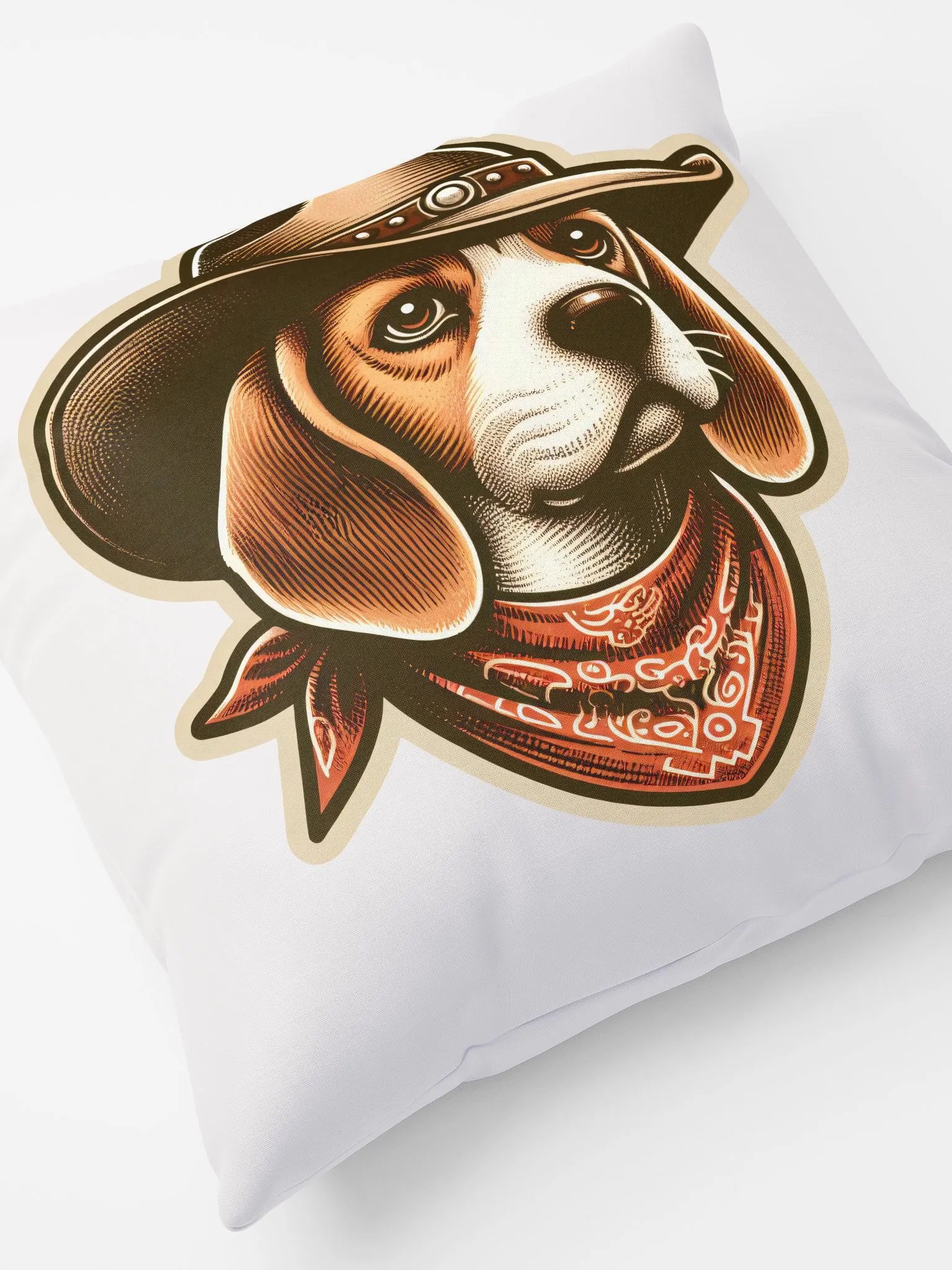 Cowboy Beagle -Pillow product image (4)
