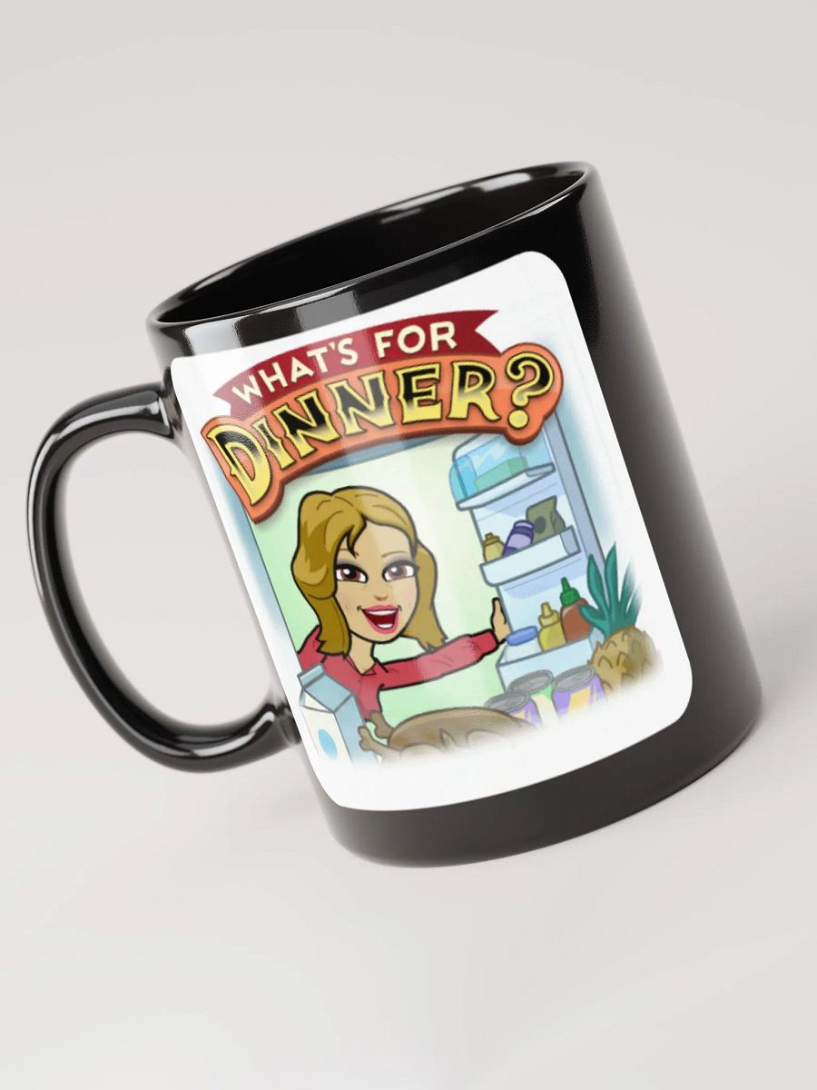 Estela Nena's Kitchen Black Glossy Mug product image (4)