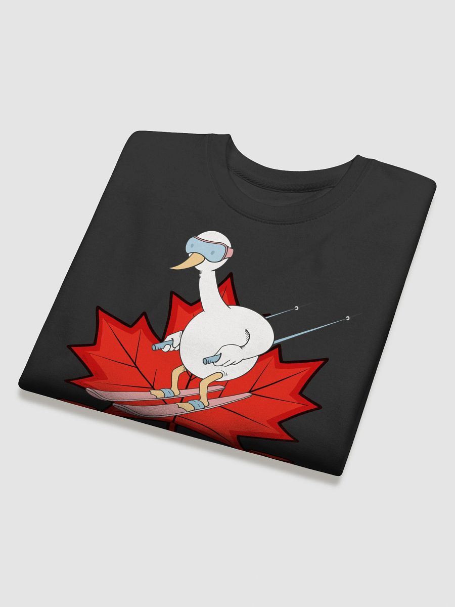 Canadian Skiing Swan Sweatshirt product image (3)