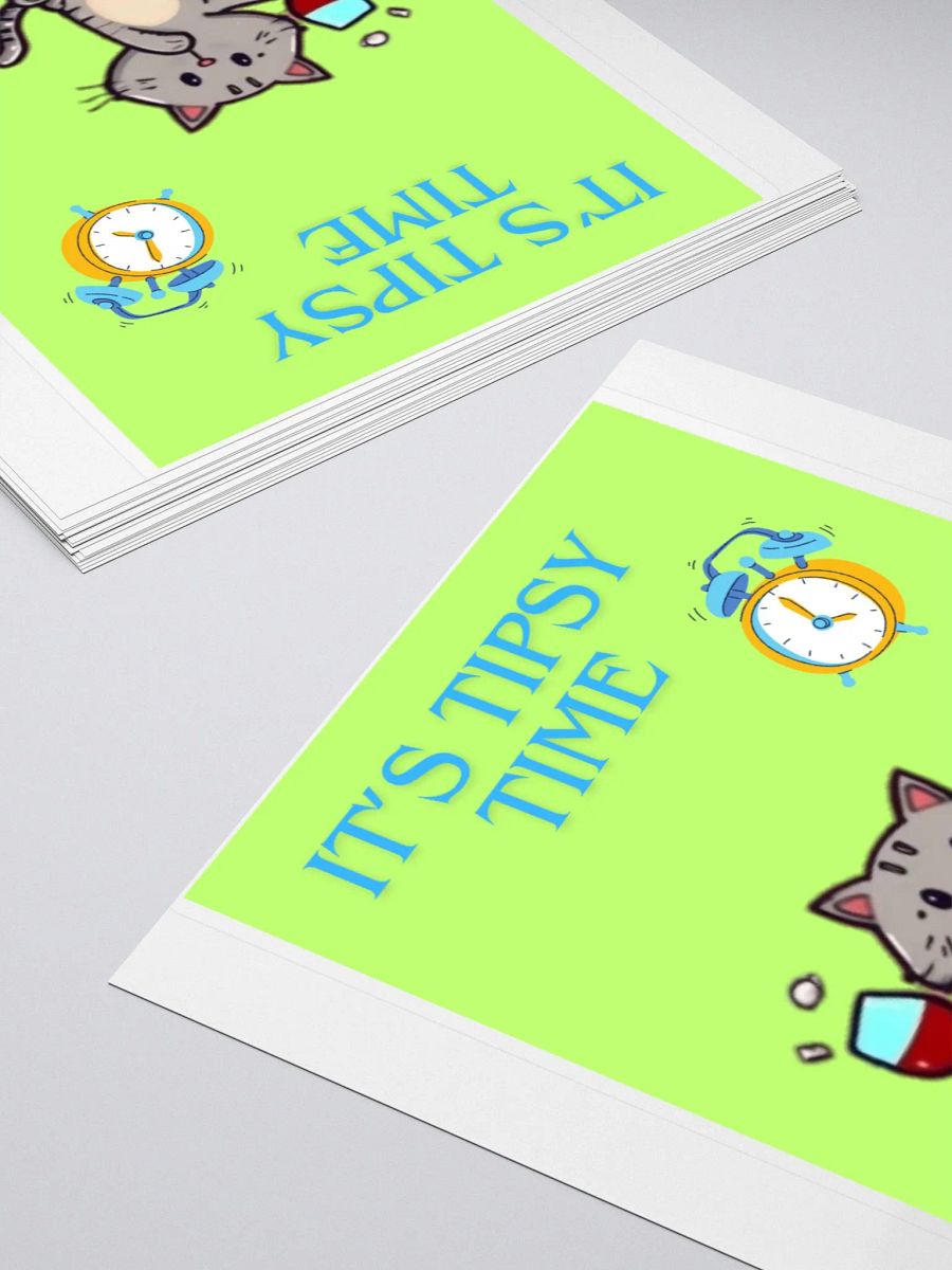 It's Tipsy Time Sticker product image (4)