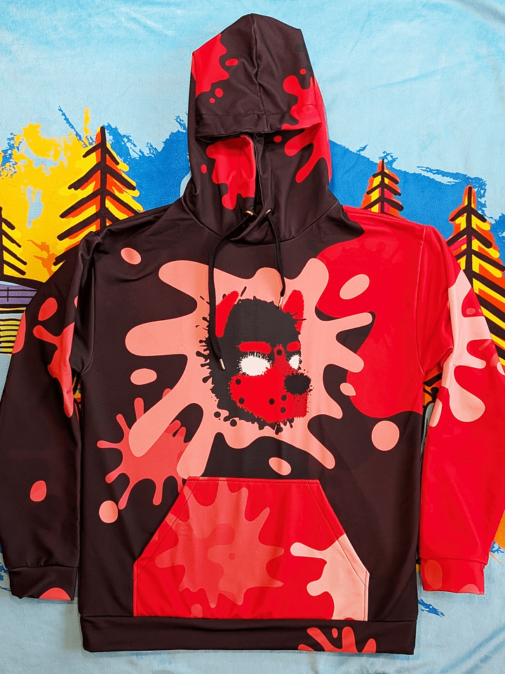 Chaos Splatter Hoodie - Red product image (1)