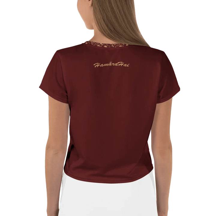 Agni - Crop Top Tee - Red product image (2)