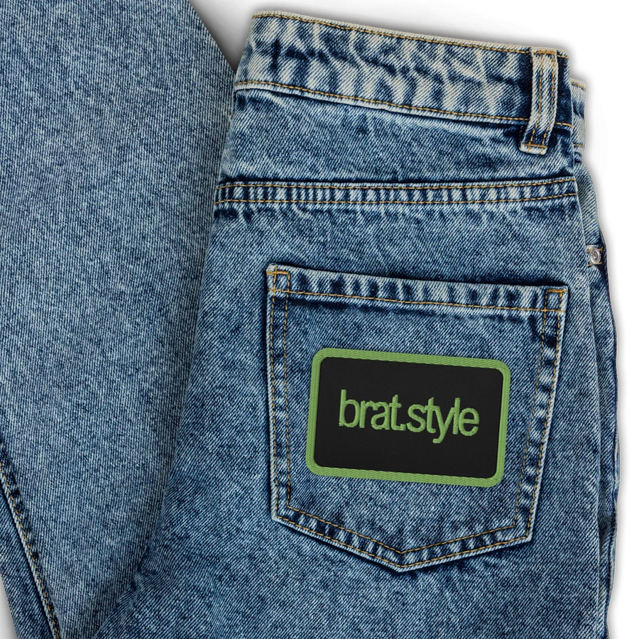 the bratstyle embroidered patch - recangle product image (3)