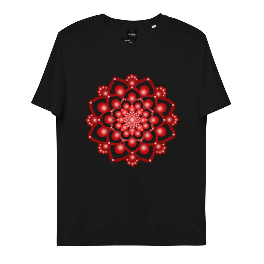 Red Dot Mandala Organic T-Shirt product image (3)