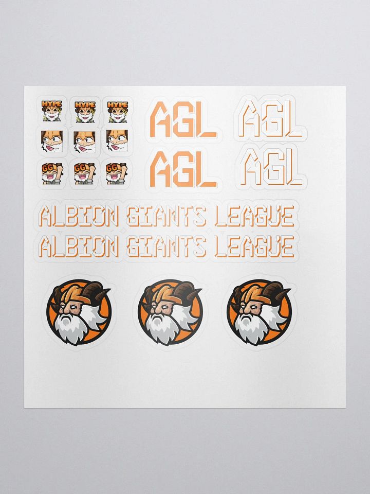 AGL Stickers - The Everything Pack (Logo, Text & Emotes) product image (1)