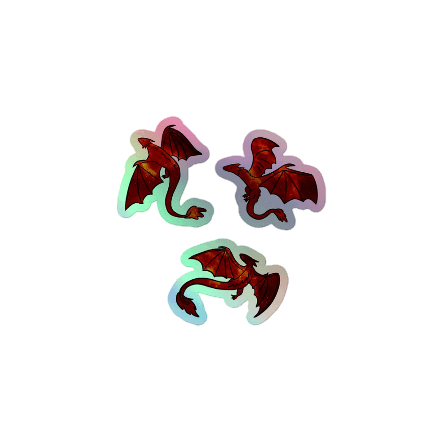 Mythical Dragon Holographic Sticker Sheet product image (2)