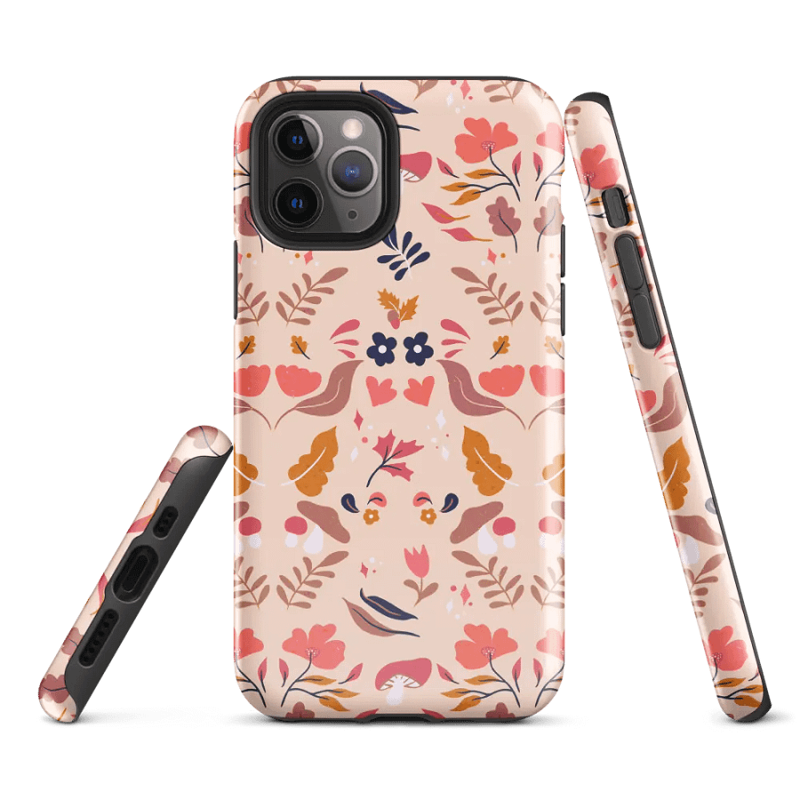 Fall Art Floral Fiesta • iPhone Tough Case product image (2)