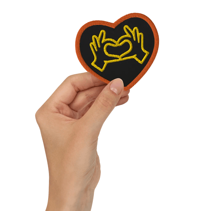 Love Gesture Embroidered Patch product image (2)