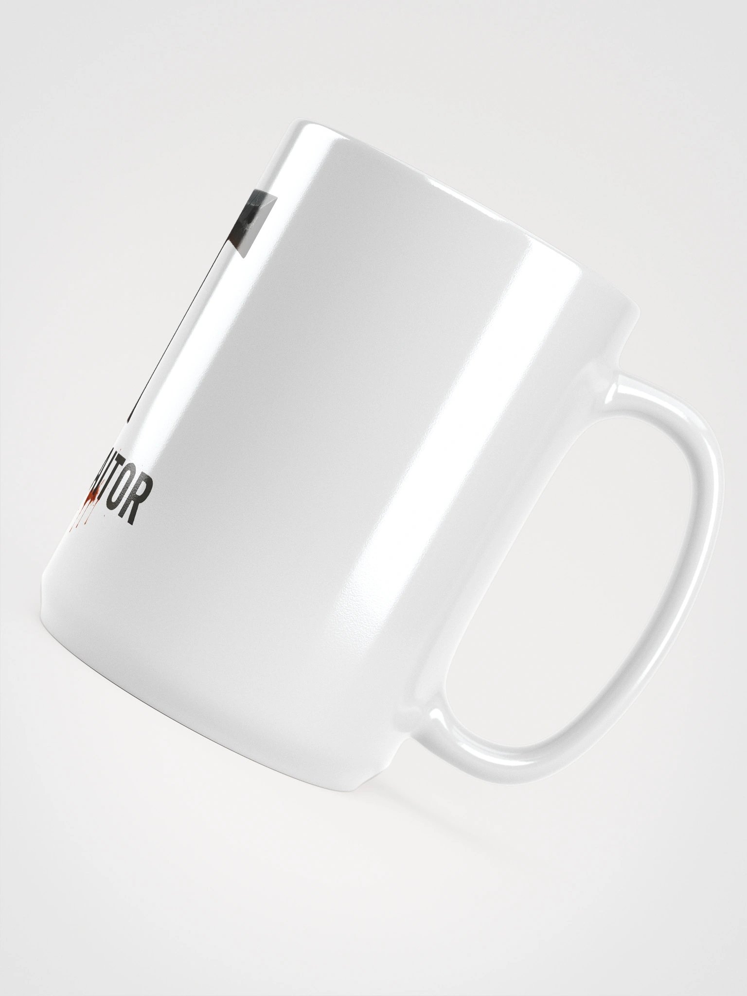 T as in traitor white glossy ceramic mug by dark alphabet product image (4)
