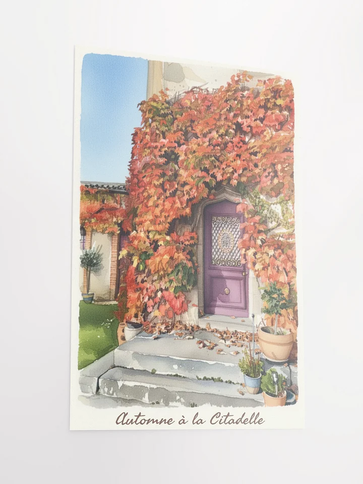 Watercolour Poster - Automne à la Citadelle product image (2)